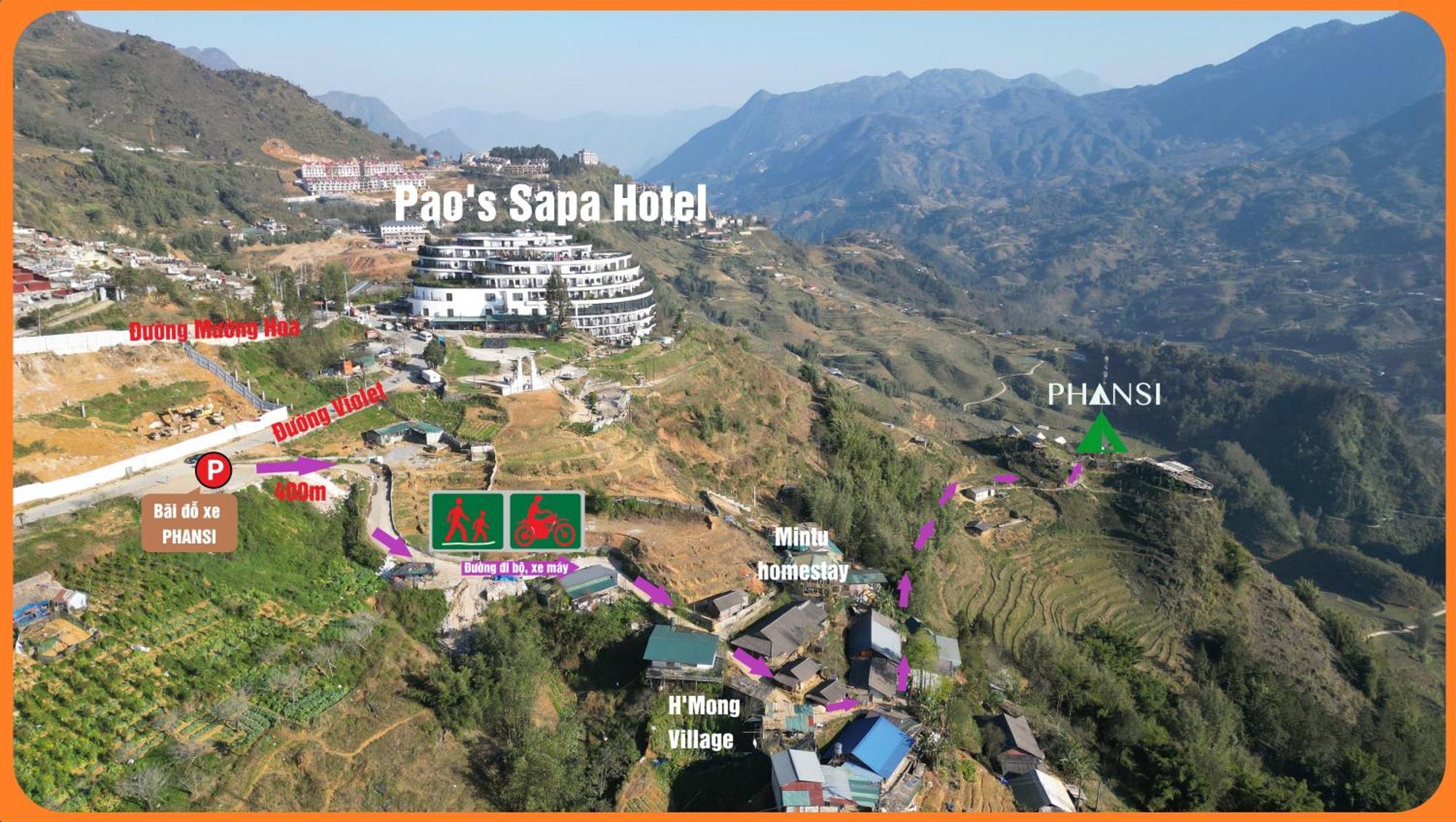 Phansi - Glamping, View Point 360, Bar & Bbq 萨帕 外观 照片