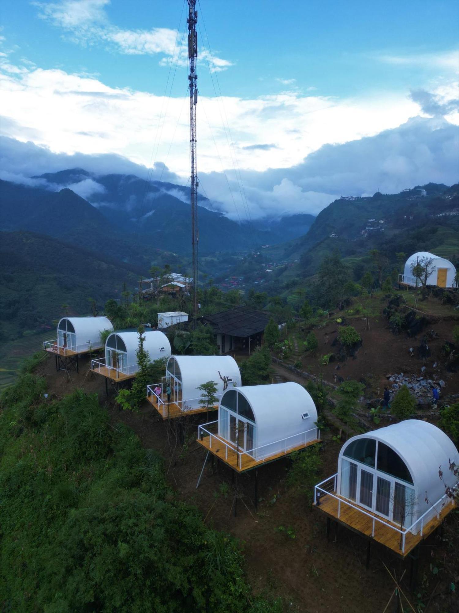 Phansi - Glamping, View Point 360, Bar & Bbq 萨帕 外观 照片